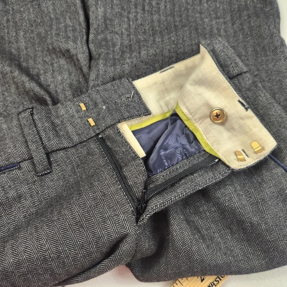 Anthropologie CARTONNIER Women's Cuffed Wide Leg Trousers Dress Pants Size 0 - Picture 2 of 15